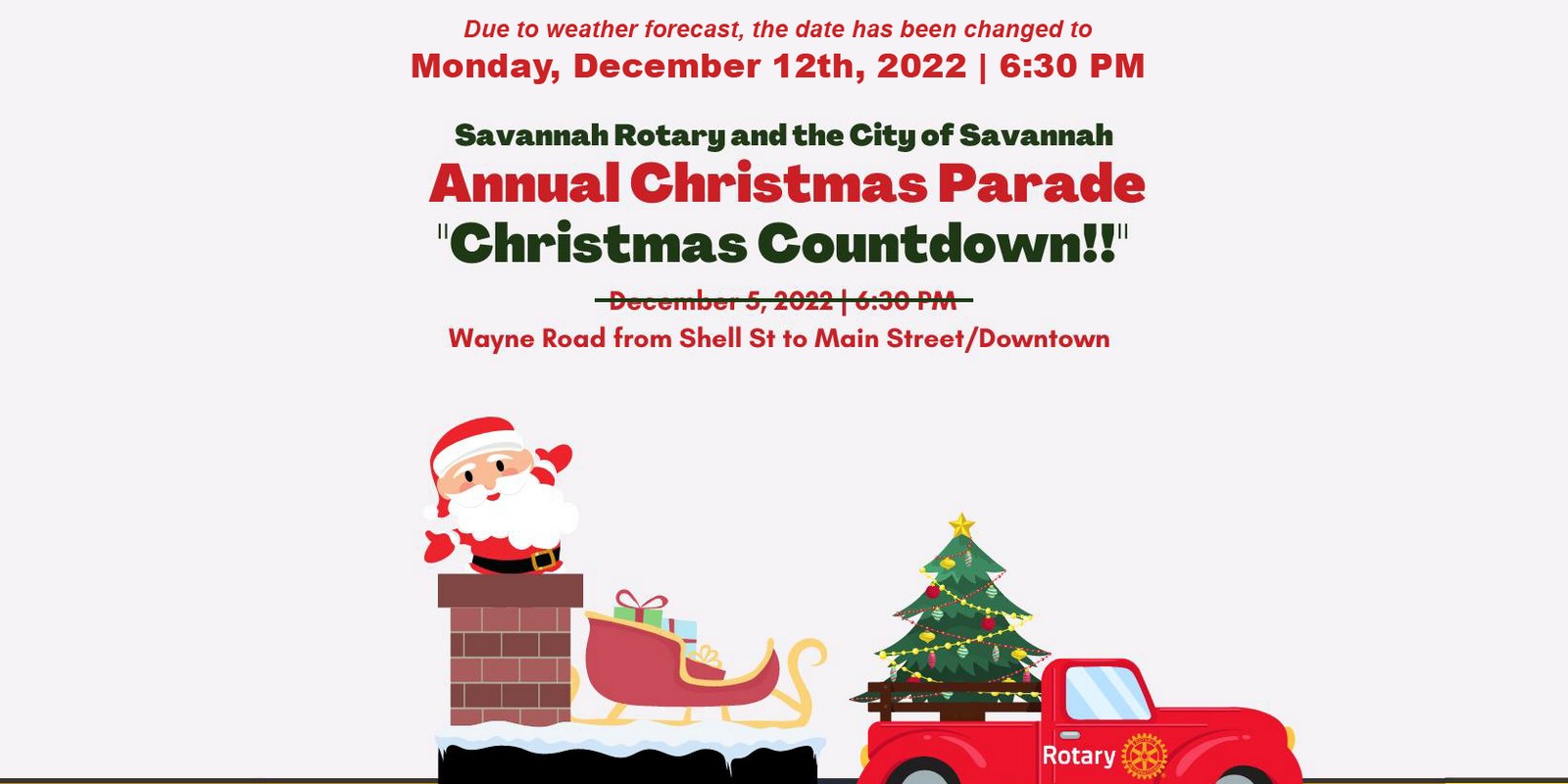 Savannah Christmas Parade – Dec 12, 2022
