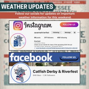 For weather updates, follow our social media accounts